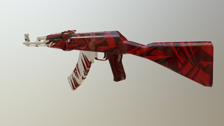 AK47-harridan 3D Model