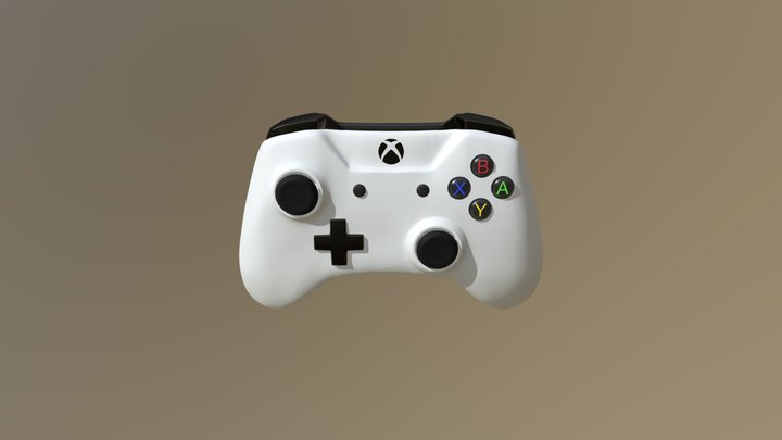 Xbox One Controller Free 3D Model