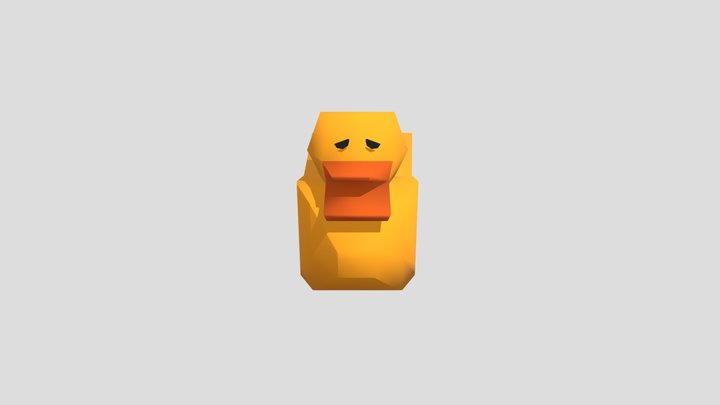 Low poly rubber duck