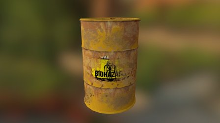 OILDRUM3 - RUINED 3D Model