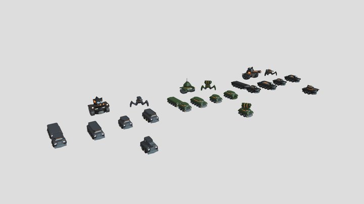 Modular Vehicles 3D Model