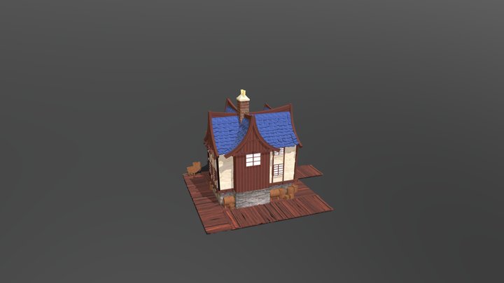 Medival House 3D Model