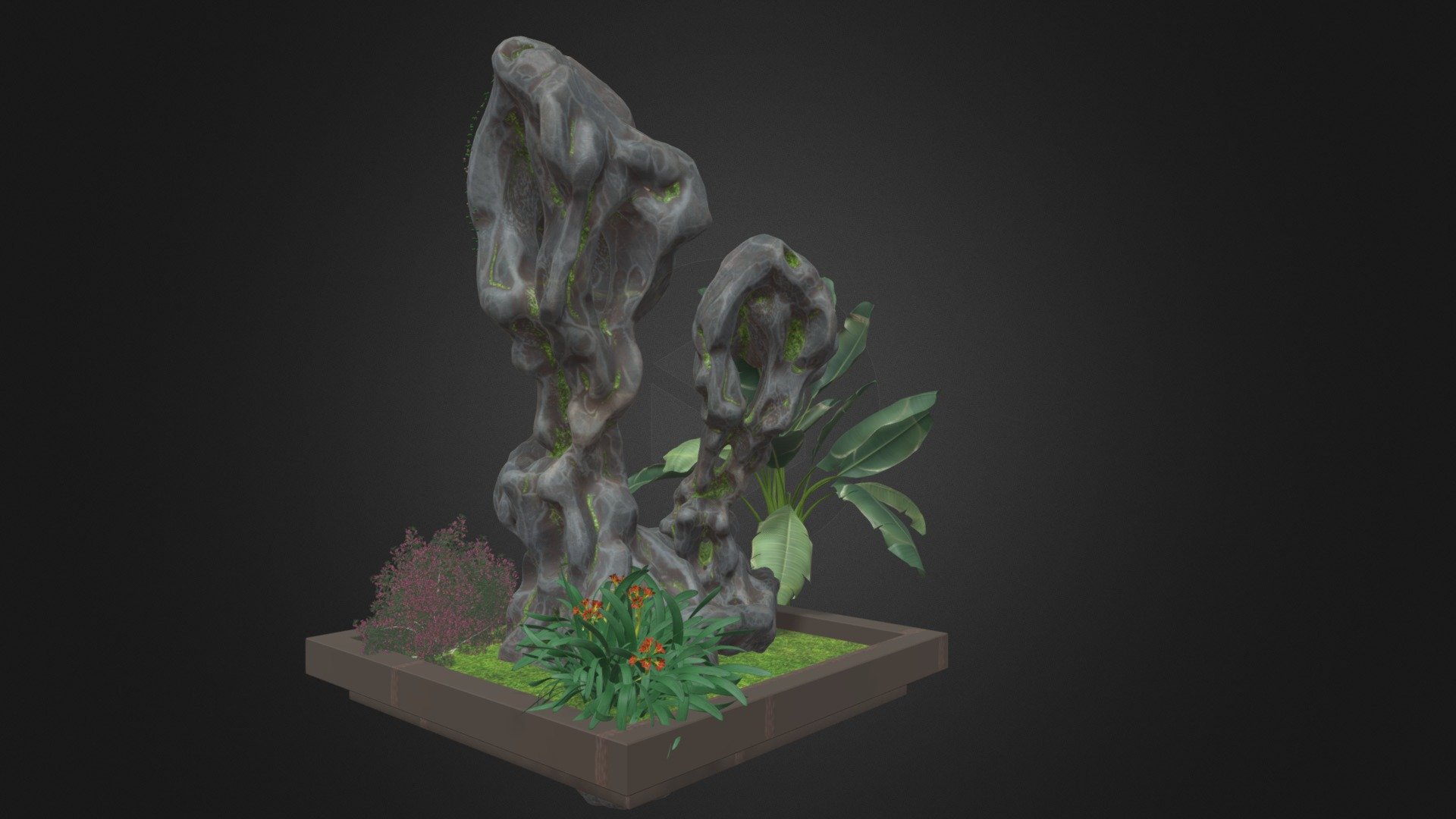 Rockery - 3D model by AllenZ (@IPmovie) [9802dab] - Sketchfab