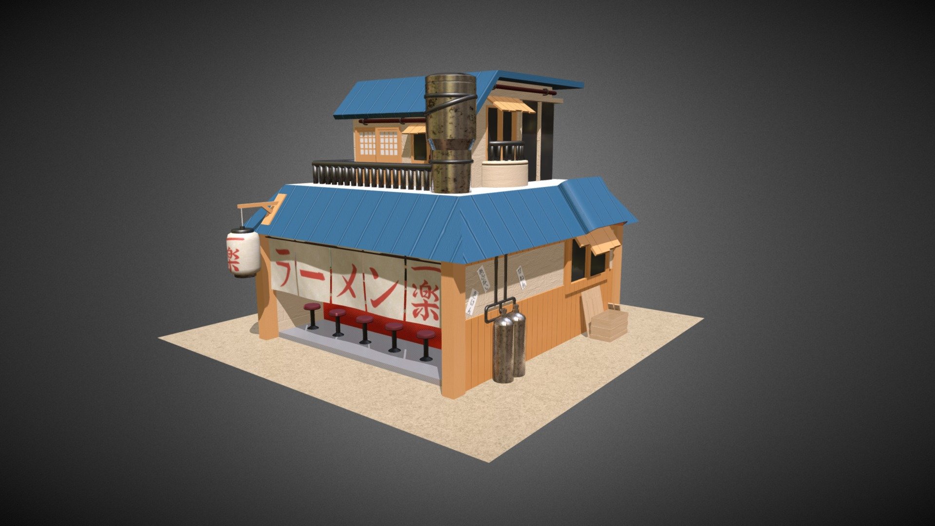 Ichiraku Ramen - Buy Royalty Free 3d Model By Raja Arnold (@rajarnold 