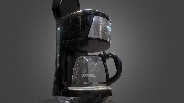 Coffee Machine Black+Decker 3D Model