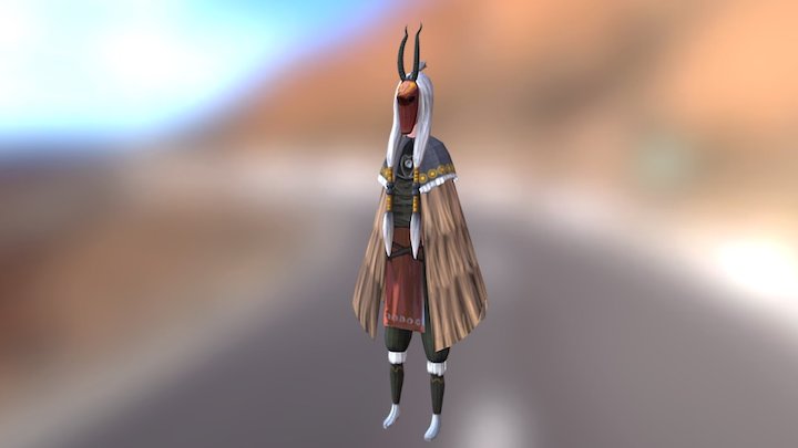 Ante Character Model 3D Model