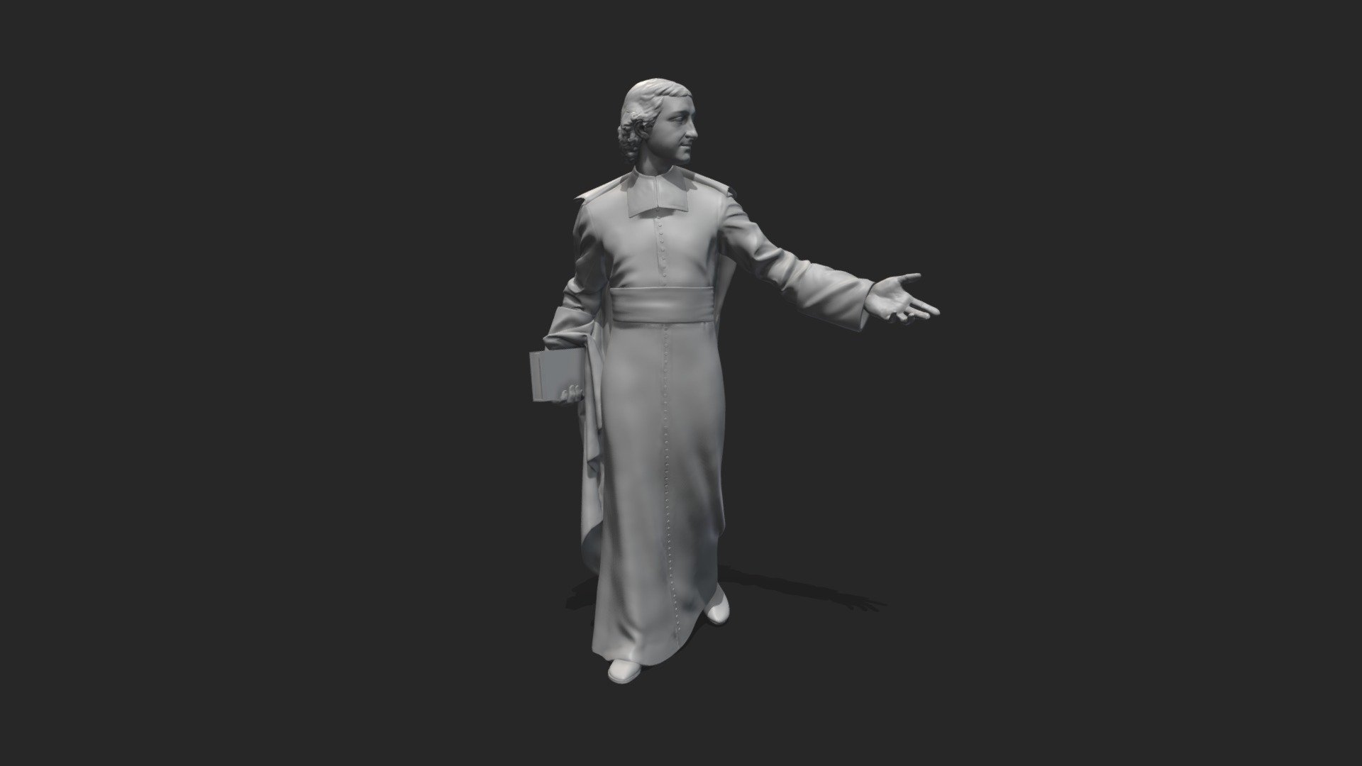 John Baptist de La Salle - 3D model by Alec M Smith (@alecmsmith ...