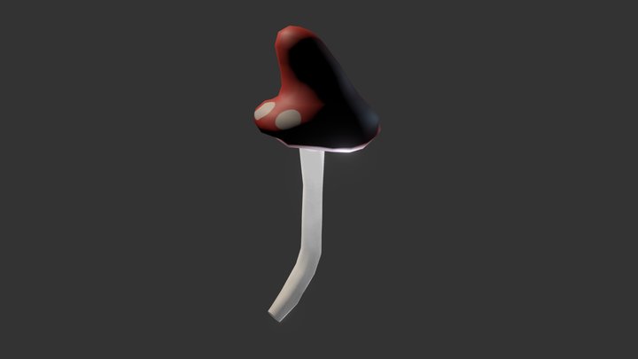 Mushroom Lamp 3D Model