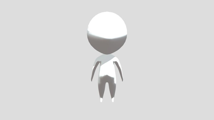 Basic chibi Character 3D Model