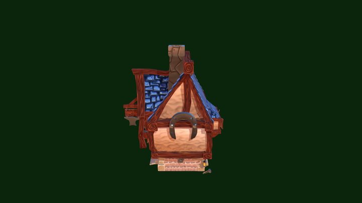 Blacksmith Cottage (First Year) 3D Model