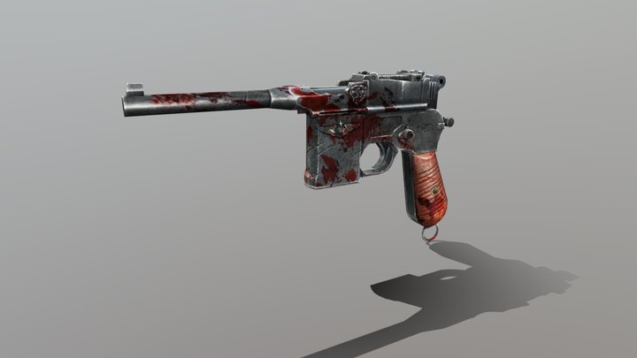 German arms - Mauser C96-M1932 – Modello 3D gratuito STL
