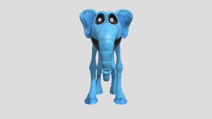 Bubba - Poppy playtime 4 (rigged) 3D Model