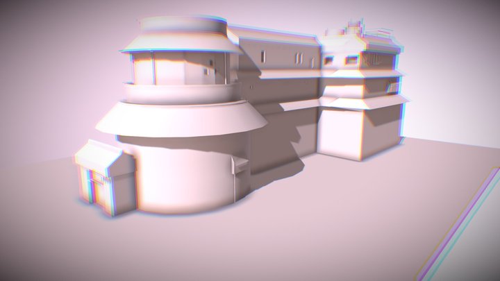 Naruto School 3D Model