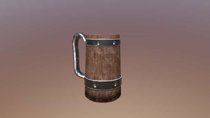 Mug-Medieval 3D Model