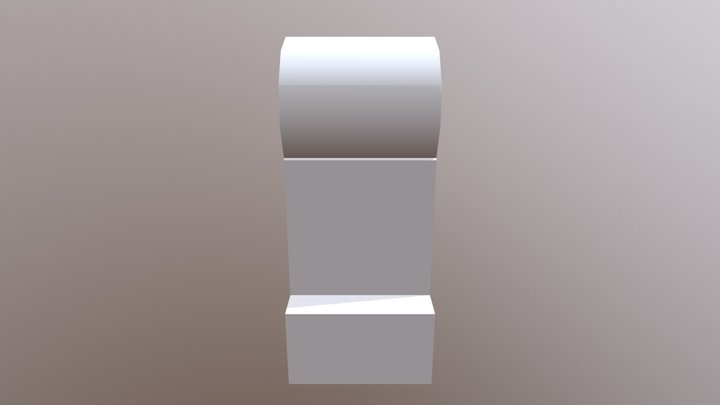 LEGO Figure Leg Left 3D Model