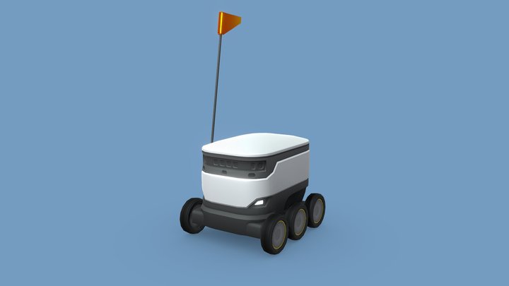 Delivery Robot 3D Model