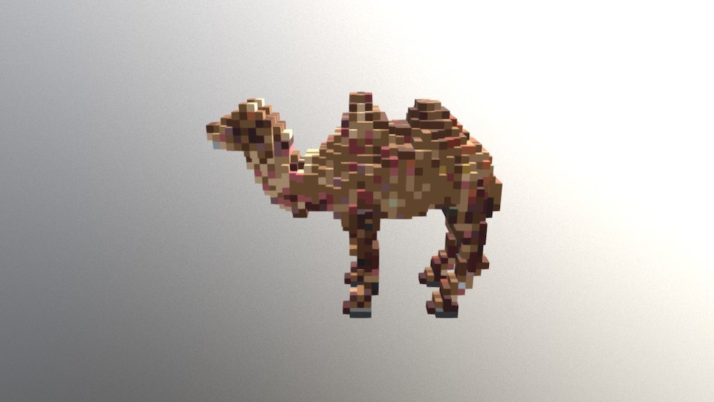 Bactrian Camel Voxel