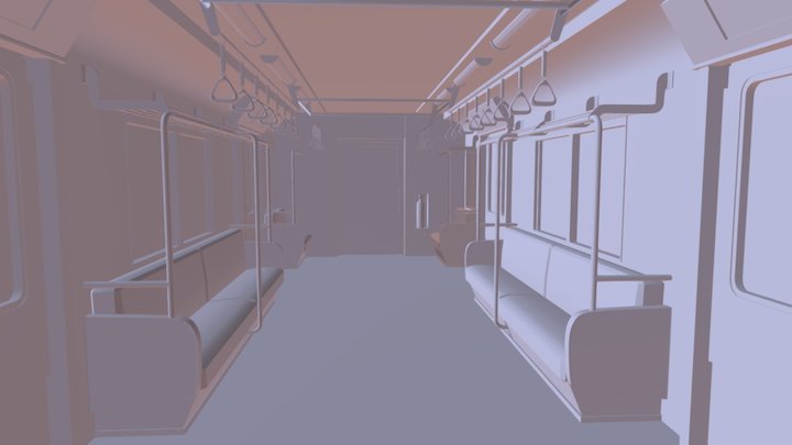 Metro Subway Model 3D Model