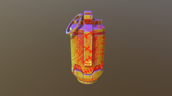 Grenade On Ghorza (1/2) 3D Model