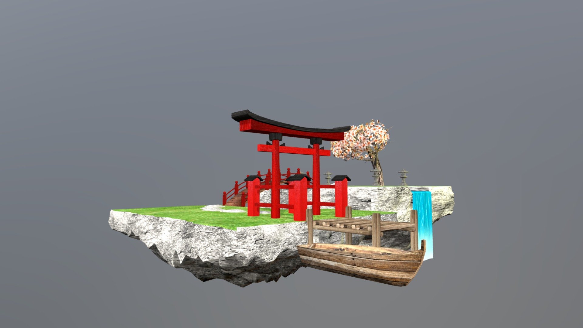 Temple in the sky