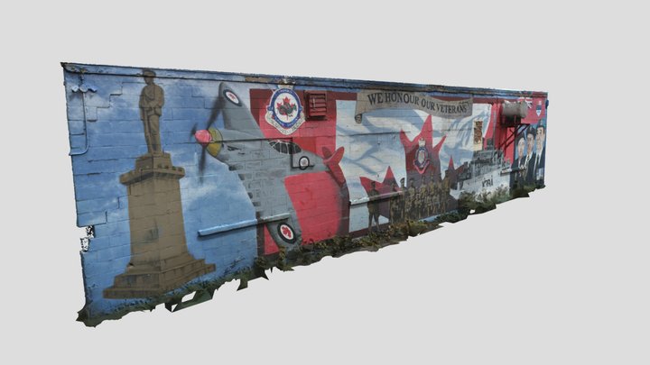 Veterans' Mural 3D Model