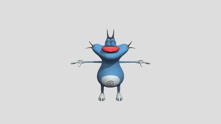 Oggy From Oggy 3D Run 3D Model