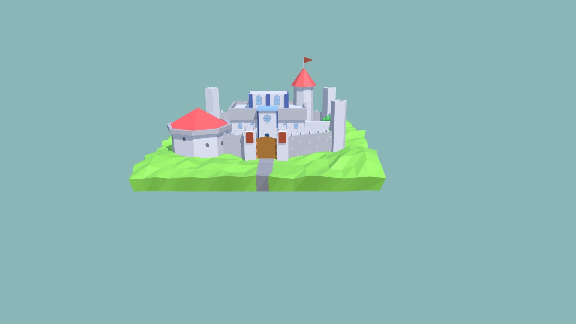Lowpoly castle
