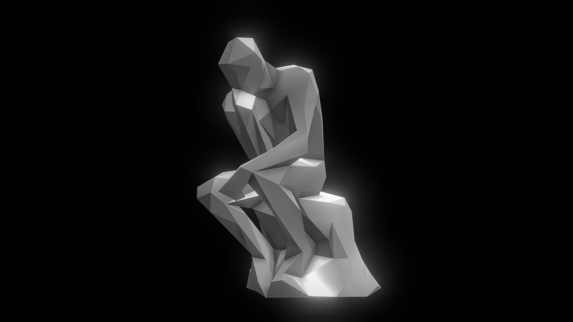 Rodin's Thinker - Buy Royalty Free 3D model by Made In The Dark ...