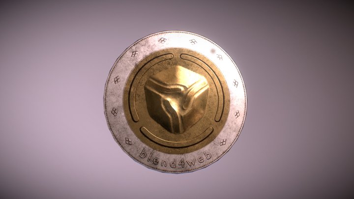 Blender Coin 3D Model