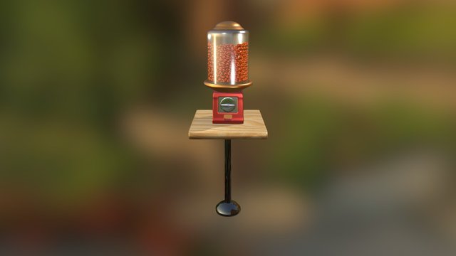 Gumball machine 3D Model