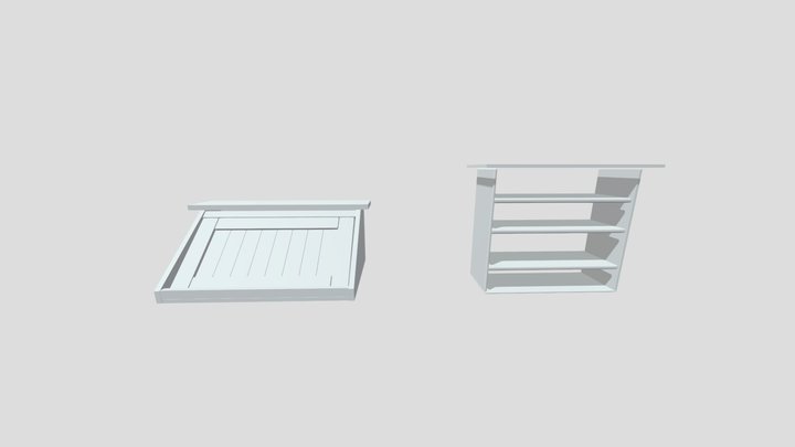 Two Breadboxes 3D Model