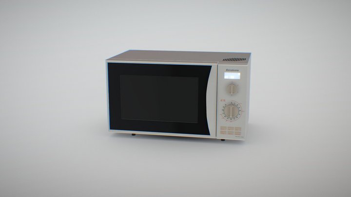 Low Budget Microwave 3D Model