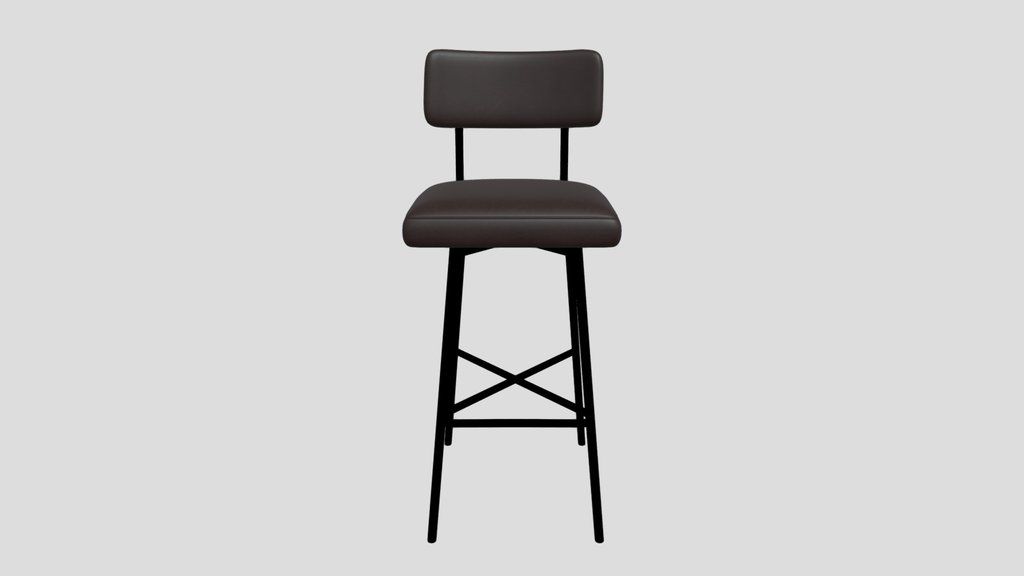 Leather Brown Bar Stool