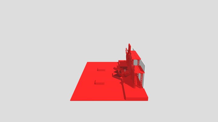 Marshmello stage - fortnite 3D Model