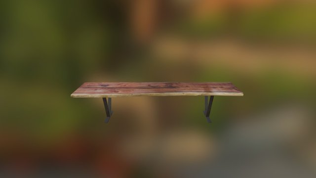Flatbar reverse angle 3D Model