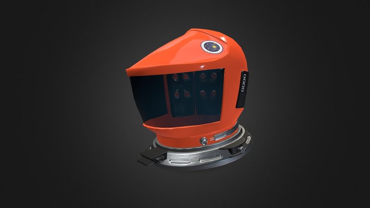 Dave's 2001 Space Odyssey Helmet 3D Model