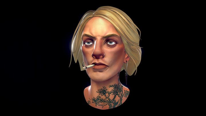 Mindy Blanchard - Dishonored 2 3D Model
