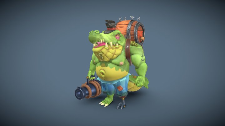 Cap'n Cronch 3D Model