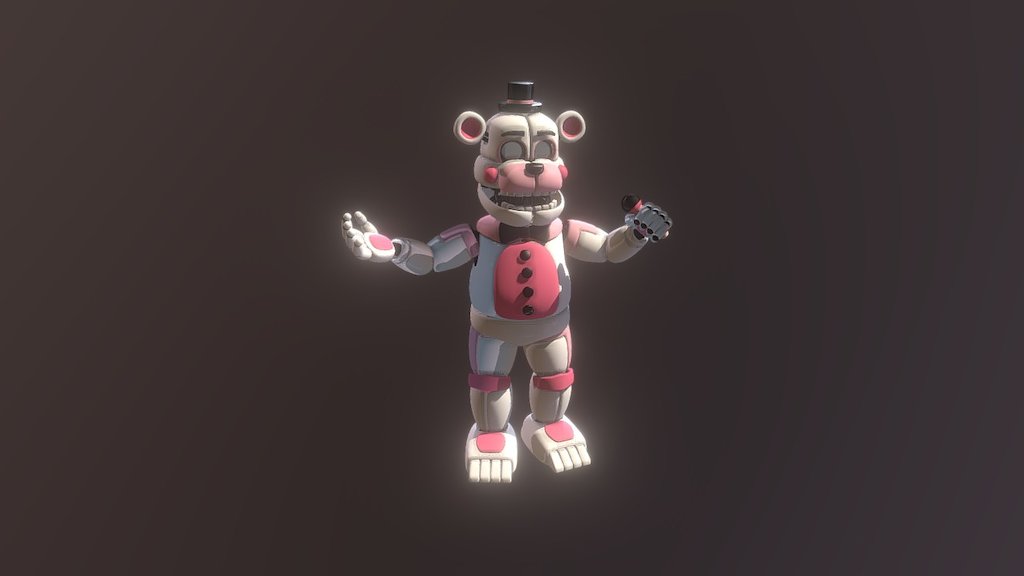 Funtime Freddy V4 - Model by me - fivenightsatfreddys