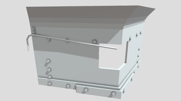 Plow For Flanger Freight. 3D Model