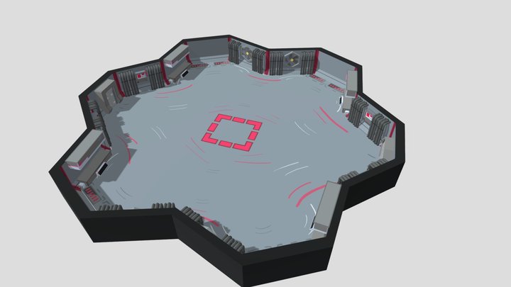 Boss Room 3D Model