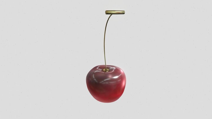 Cherry Earring 3D Model