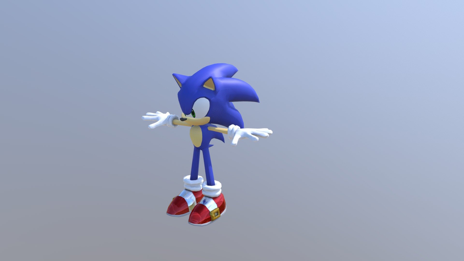 Wii - Sonic Colors - Sonic - 3D model by nato336 [981b6e0] - Sketchfab