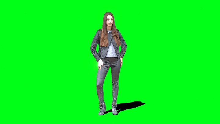 Girl 001 3D Model
