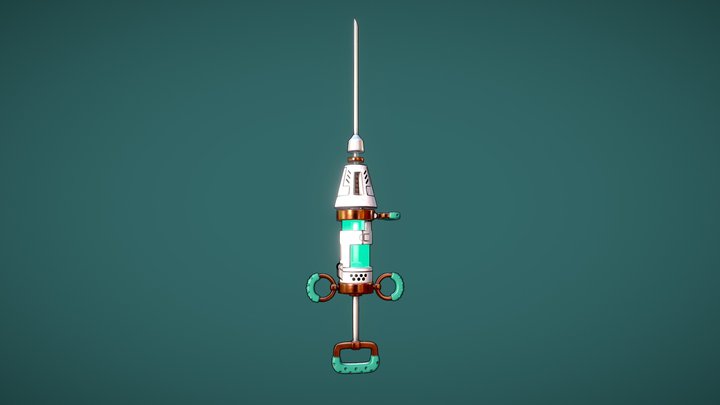 Syeringe Sci-Fi 3D Model