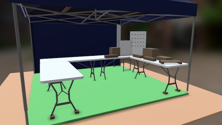 Current Tent Setup 27032017 3D Model