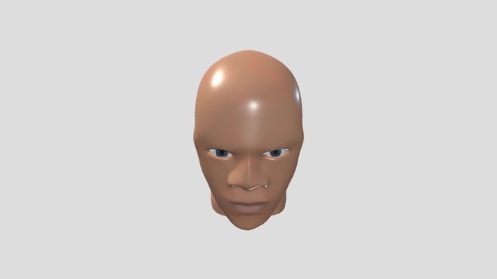 Samuel L. Jackson Bust 3D Model