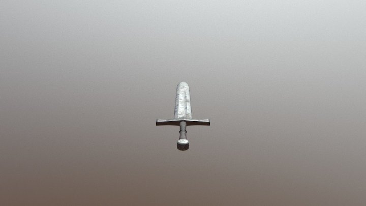 First Modo Sword 3D Model