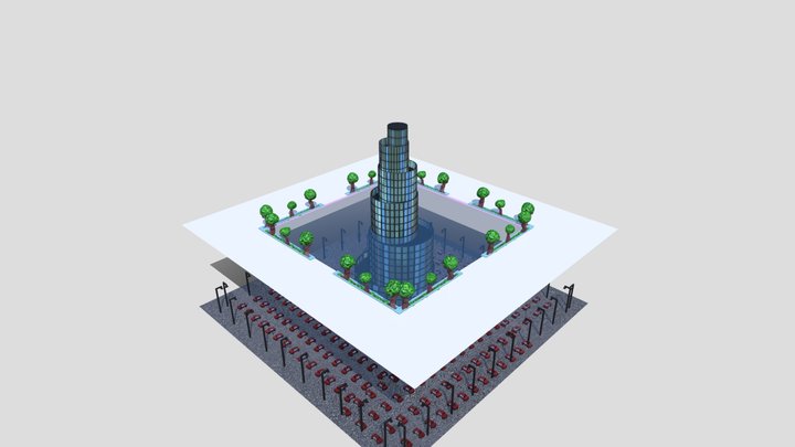 Skyscraper 3D Model