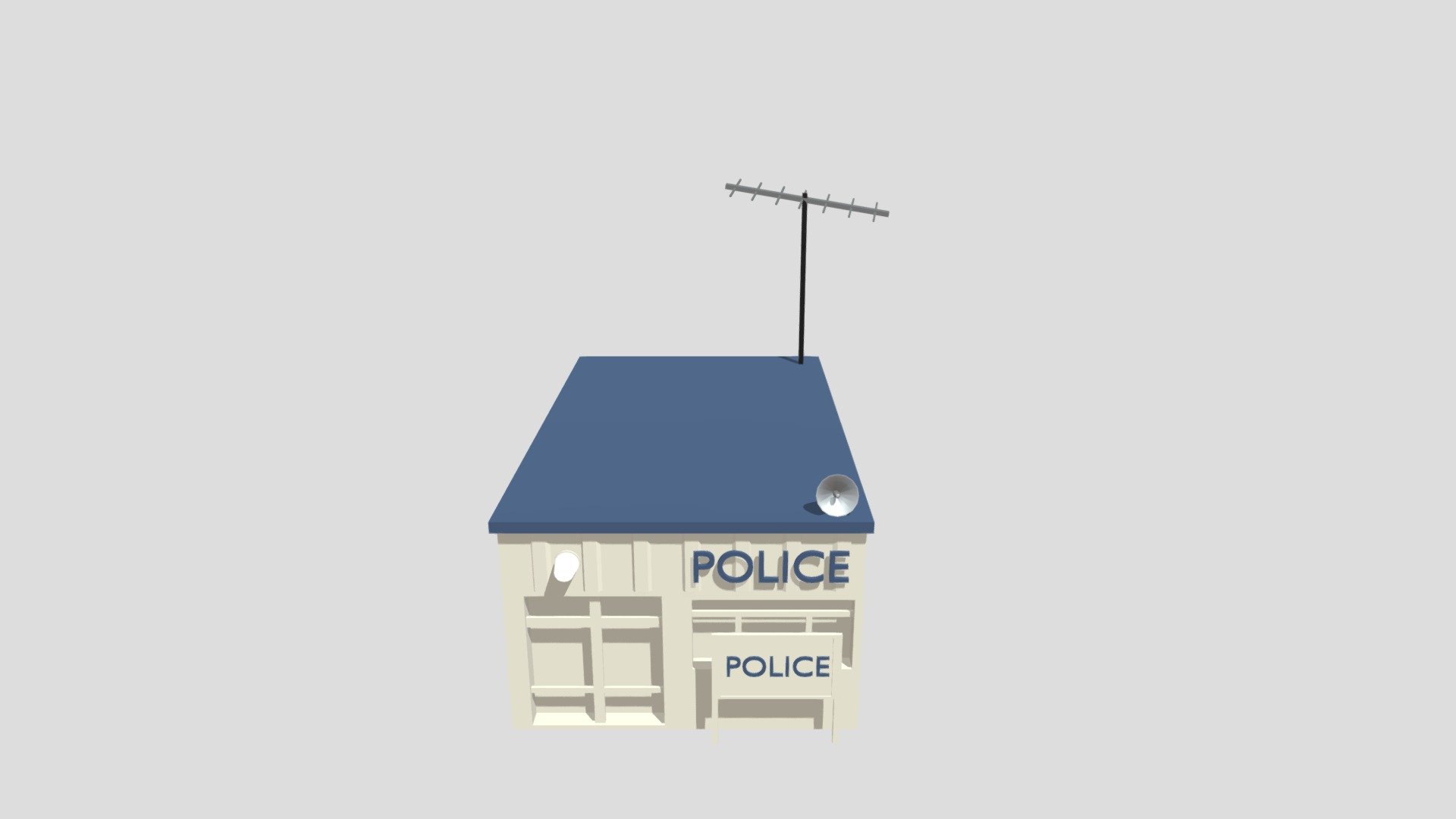 Police Station 3D Model By Sakuramoto 981e3e0 Sketchfab   Fb50c13bf2db4b3f8bc2a19cdd93f186 